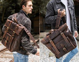 Camper II  - Vintage Leather Backpack