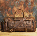 Vintage Leather Duffle Bag - Legacy II -65% OFF NOW!