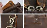 Jaspar IV - Vintage Leather Duffle Bag