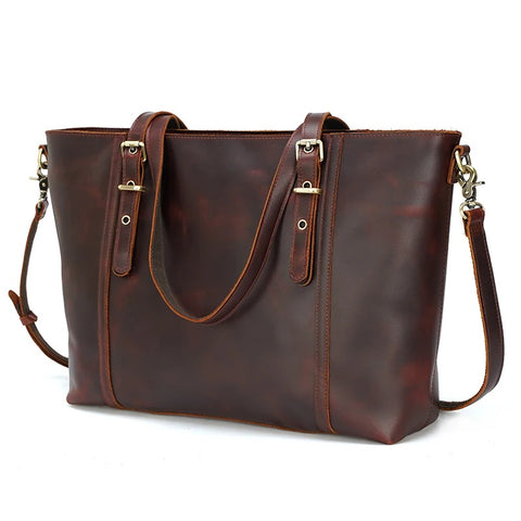 Frequenta - Classic Leather Tote Bag