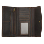 Longdo - Leather Trifold Clutch