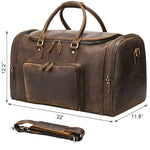 Drifter - Large Vintage Leather Duffle Bag