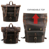 Camper II  - Vintage Leather Backpack