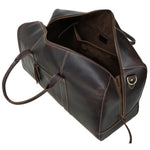 Suave II - Dark Leather Duffle Bag