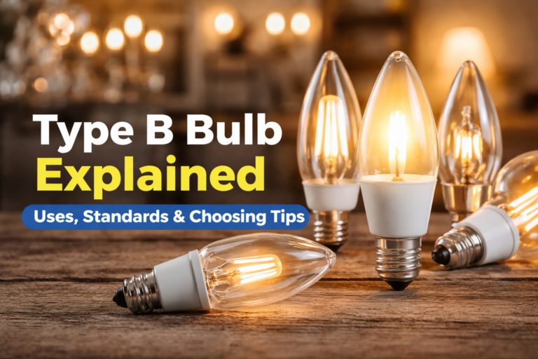 Type B Bulb Explained: Uses, Standards, and Real-World Fit